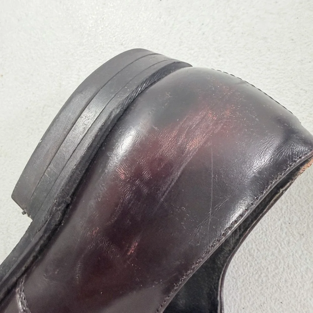 Vintage Velvet-EEZ‎ Mens Brown Leather Derby Dress Shoes Goodyear Size 8.5 D USA